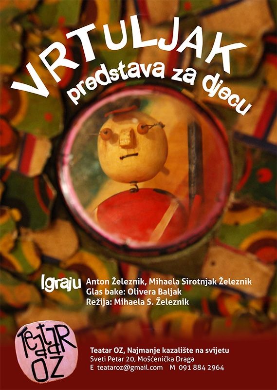 Predstava „Vrtuljak“ u izvedbi Teatra Oz / (petak) 22.12.2017. – prostor DVD-a Lopar u 10,00 sati