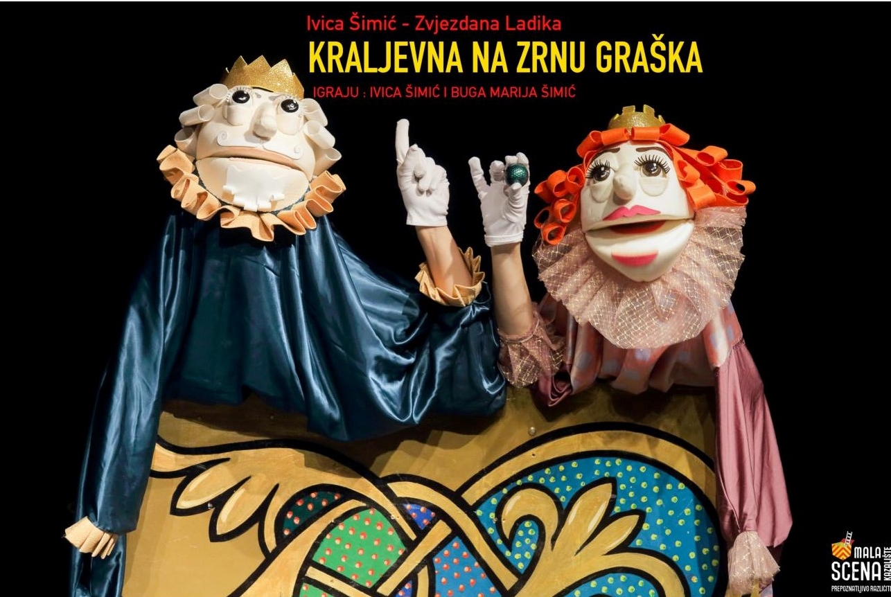 Predstava “Kraljevna na zrnu graška” u izvedbi kazališta Mala scena / (uto.) 23.06.2020. – Park Boškopini u 20.00 sati