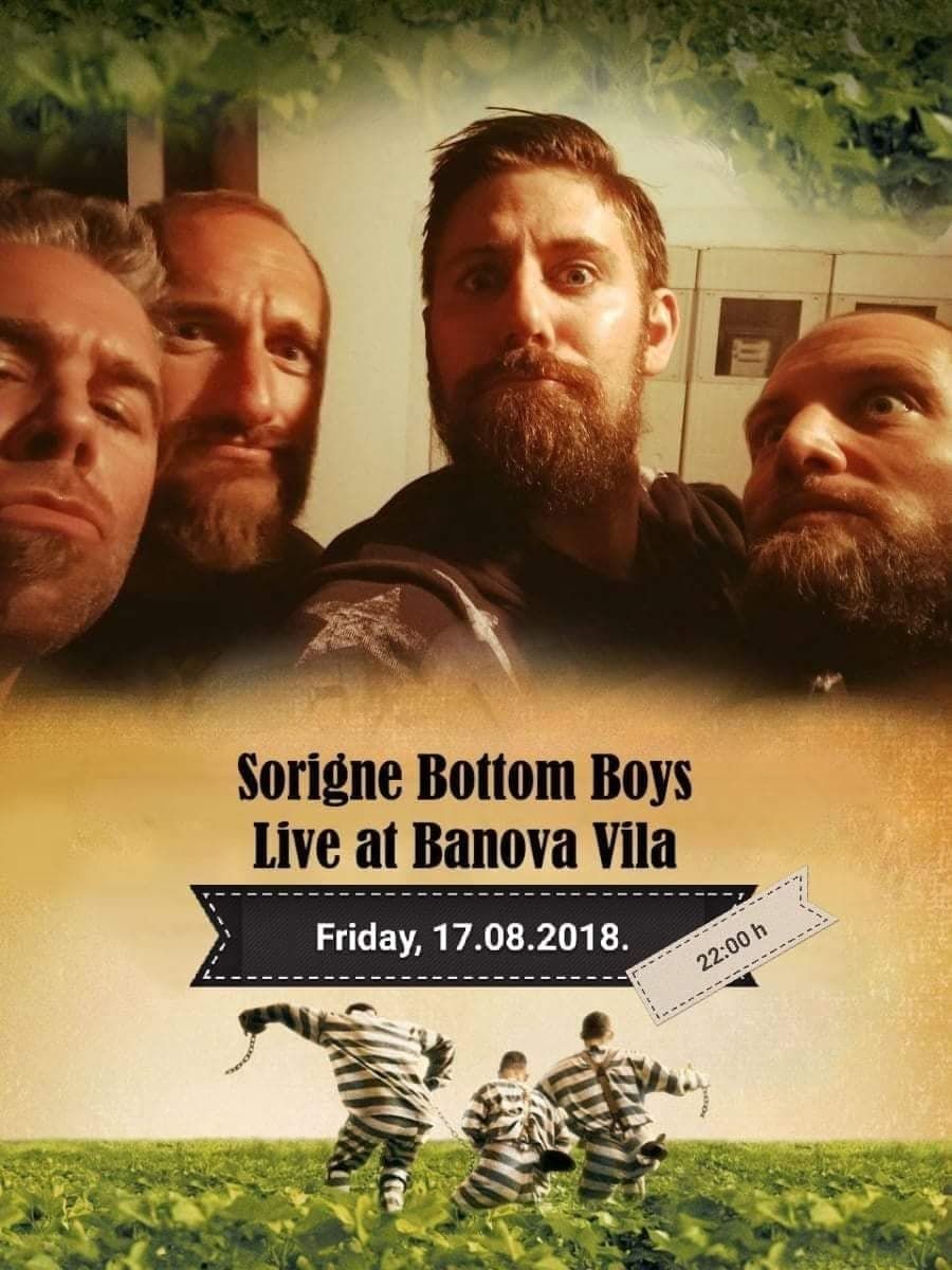Jeste li čuli? Sorigne Bottom Boysi stižu na Banovu! / (pet.) 17.8.2018. od 22h