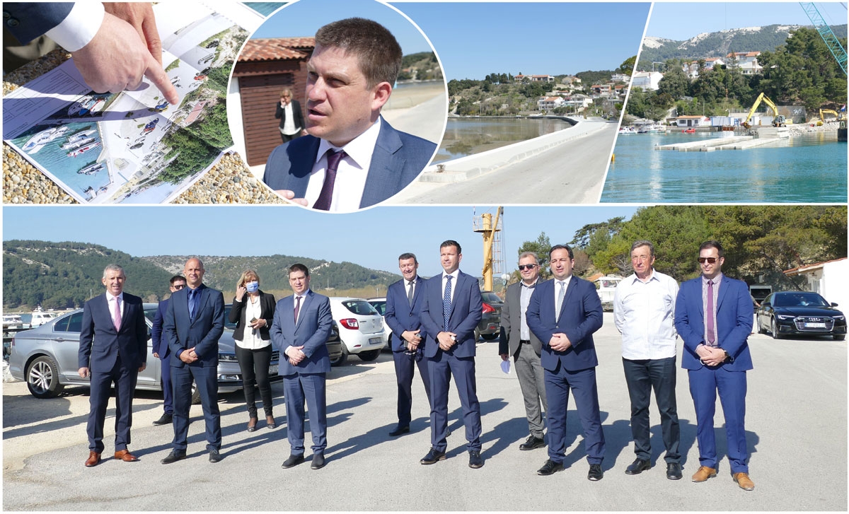 Ministar Oleg Butković u obilasku projekata na području dviju lokalnih samouprava na otoku Rabu