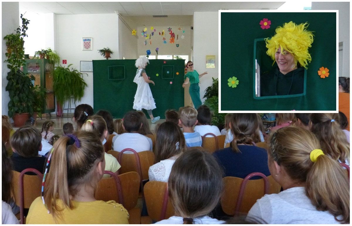 Predstava Plesna haljina žutog maslačka izvedena za školsku i vrtićku djecu