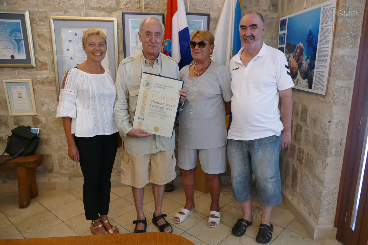 Christine i Anton Zelenka punih 55 godina vjerni Rabu i obitelji Ribarić