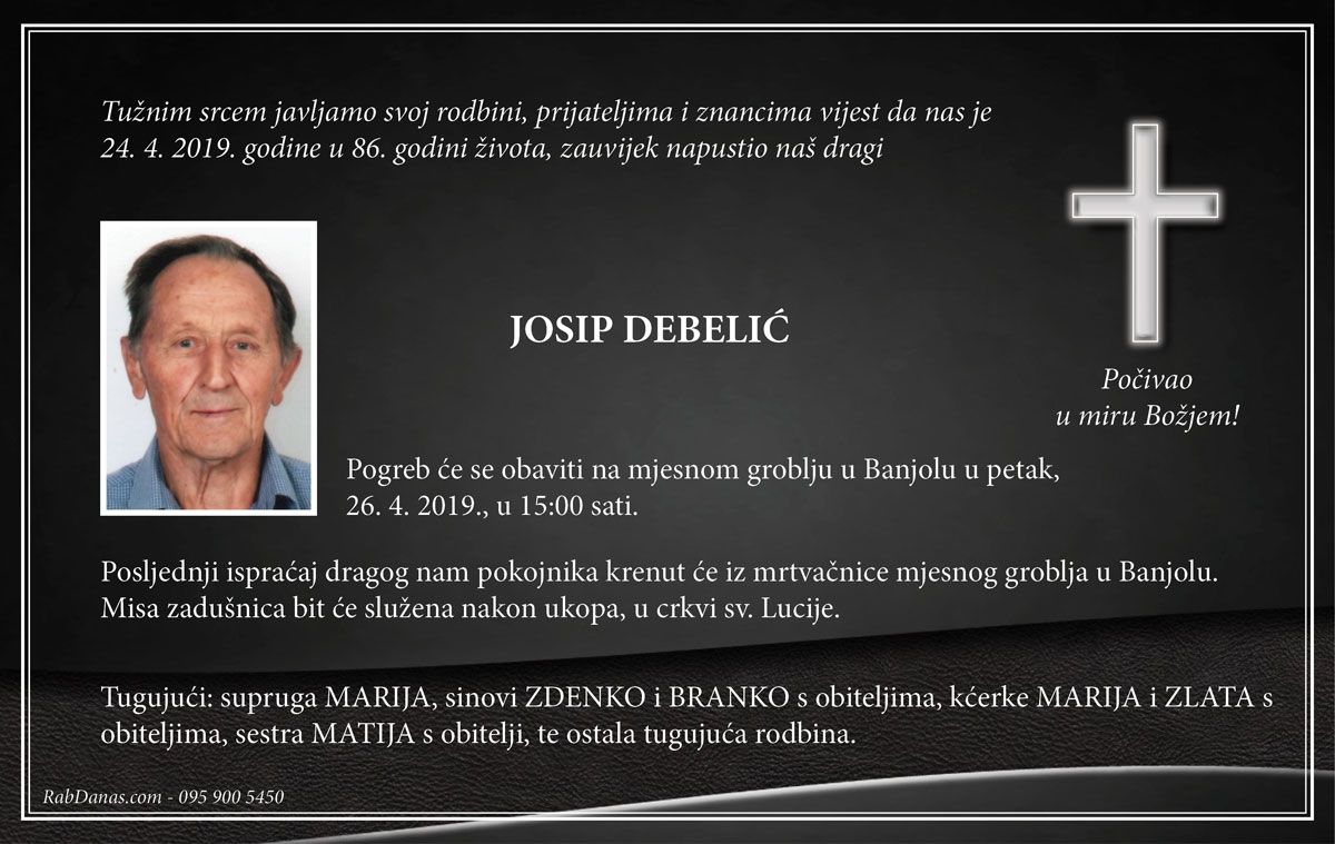 JOSIP DEBELIĆ