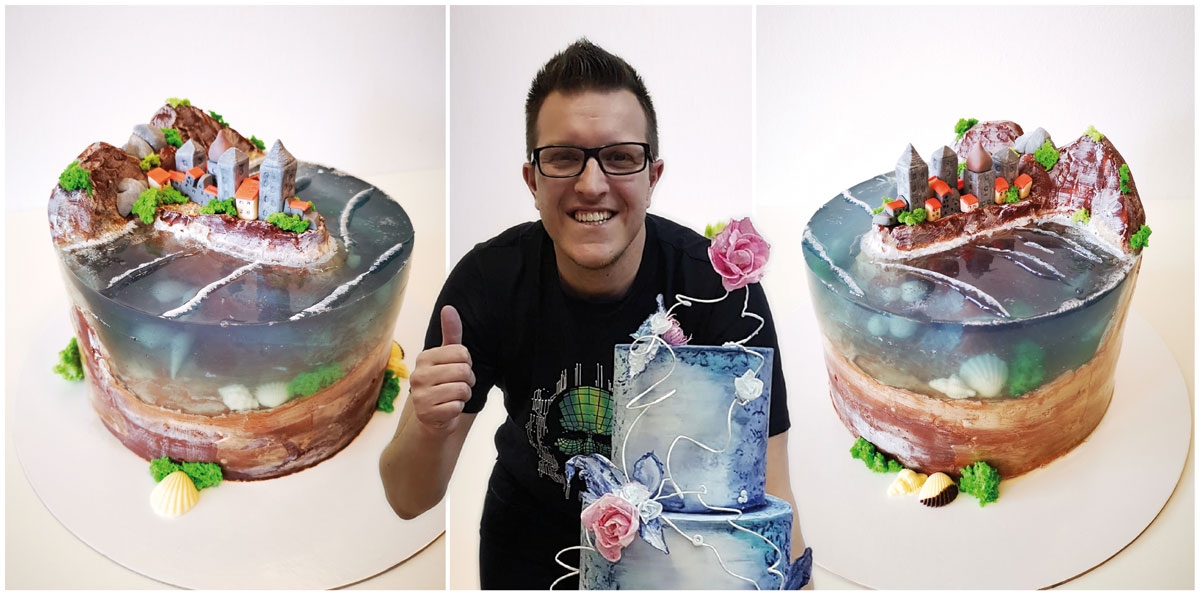 Zoran Jakuc nam je povodom Dana oslobođenja Raba iz Beča poslao fotografiju svoje posebne rođendanske torte
