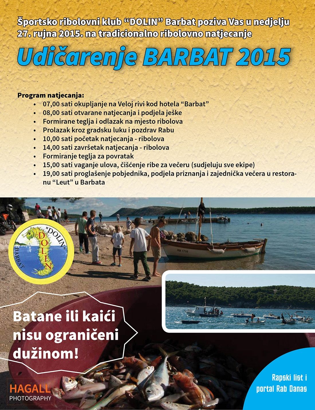 Tradicionalno ribolovno natjecanje “Udičarenje Barbat 2015”