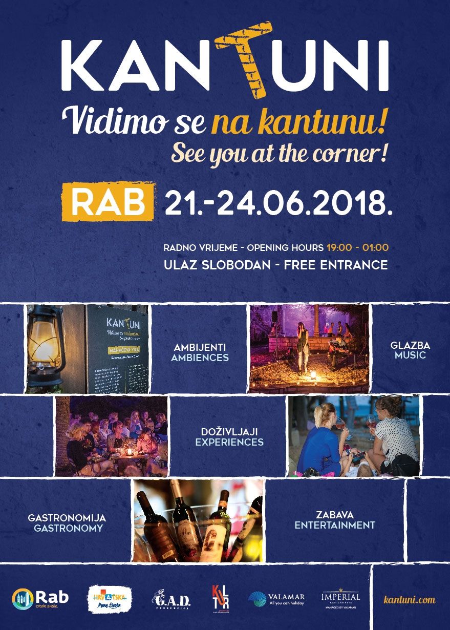 Od 21. do 24. lipnja isplati se biti na Rabu – Vidimo se na Kantunu!