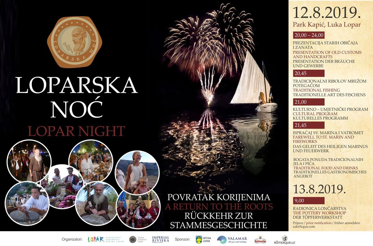 Večeras u parku Kapić počinje 13. Loparska noć / 12. i 13. 8. 2019