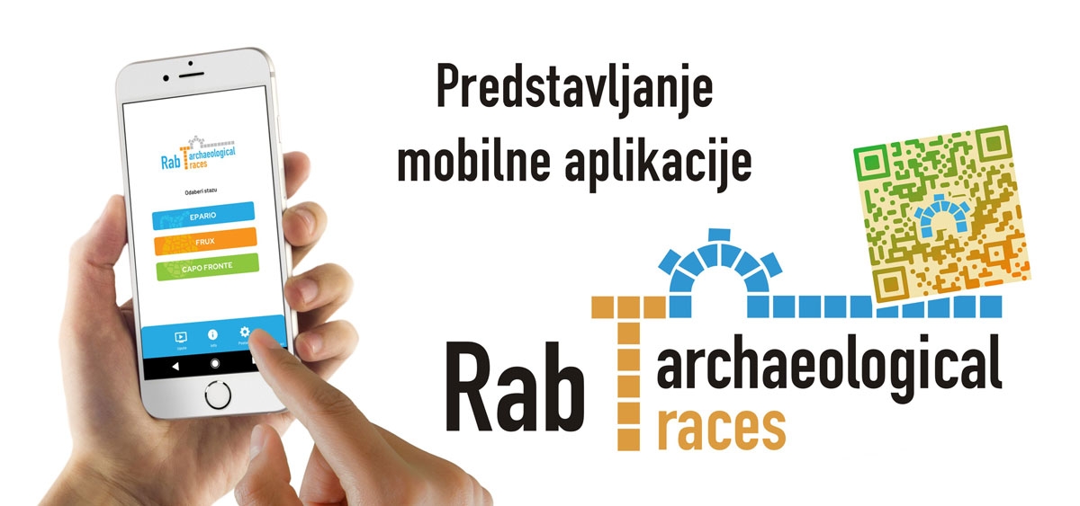 Predstavljanje mobilne aplikacije Rab Archaeological Traces