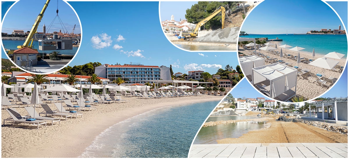 Izgradnja i uređenje plaže ispred hotela Valamar Padova – Vlado Miš: Uređenju plaža na Rabu moramo dati prioritetni značaj
