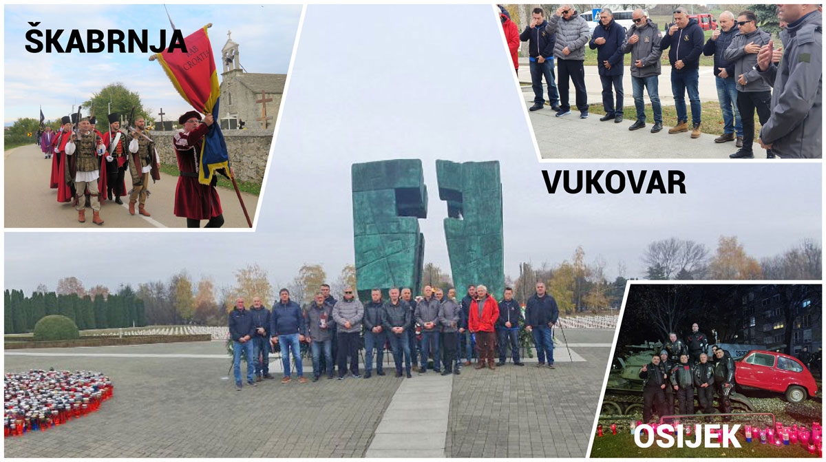 Rapski branitelji, samostreličari, bajkeri… odali počast žrtvi Vukovara i Škabrnje
