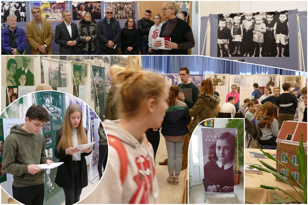 Rapski učenici proveli posjetitelje kroz potresnu edukativnu izložbu “Anne Frank – prošlost za sadašnjost”