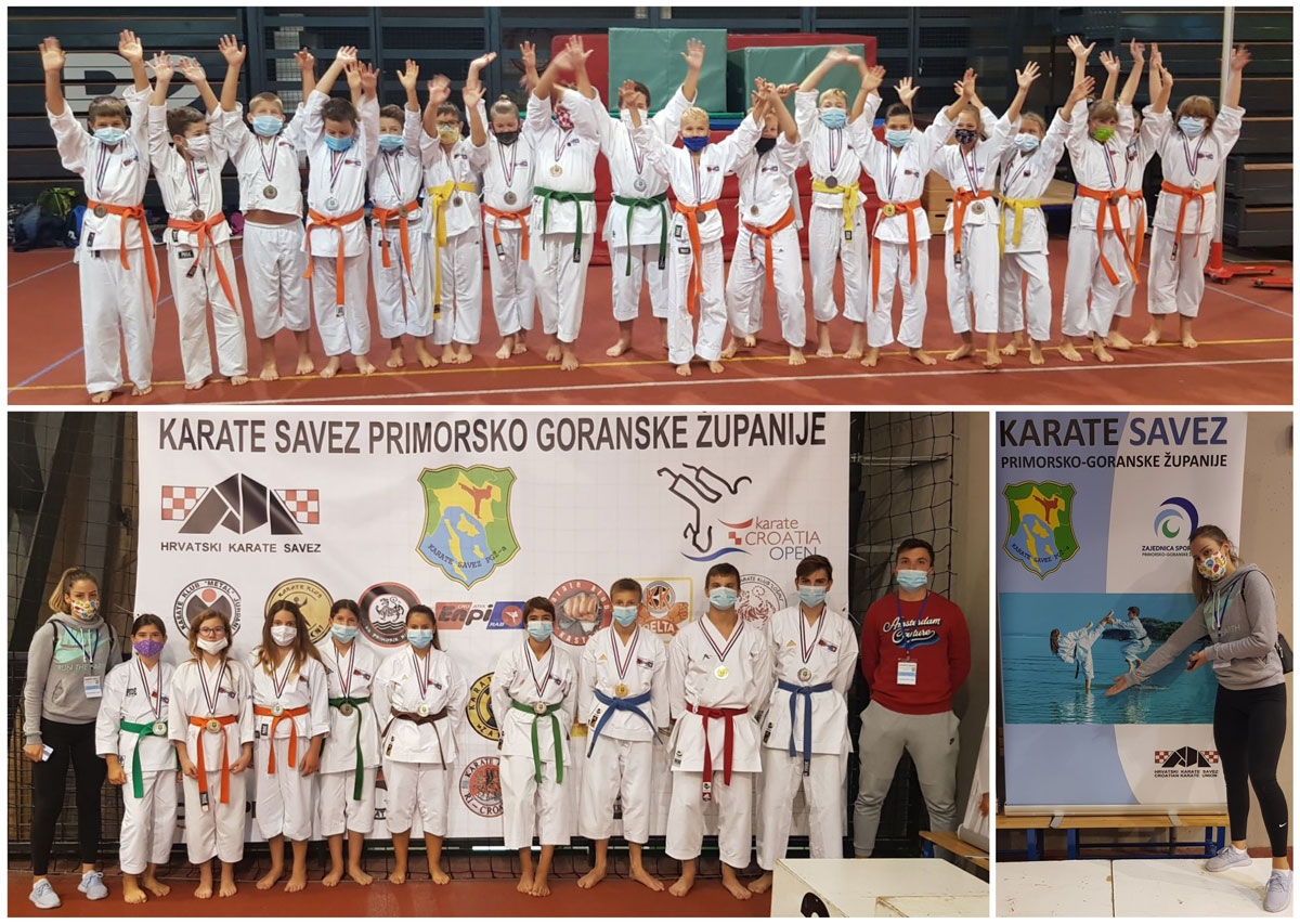 Čak 27 medalja karatista KK Rab-Enpi na završnici karate lige PGŽ-a 2019/2020