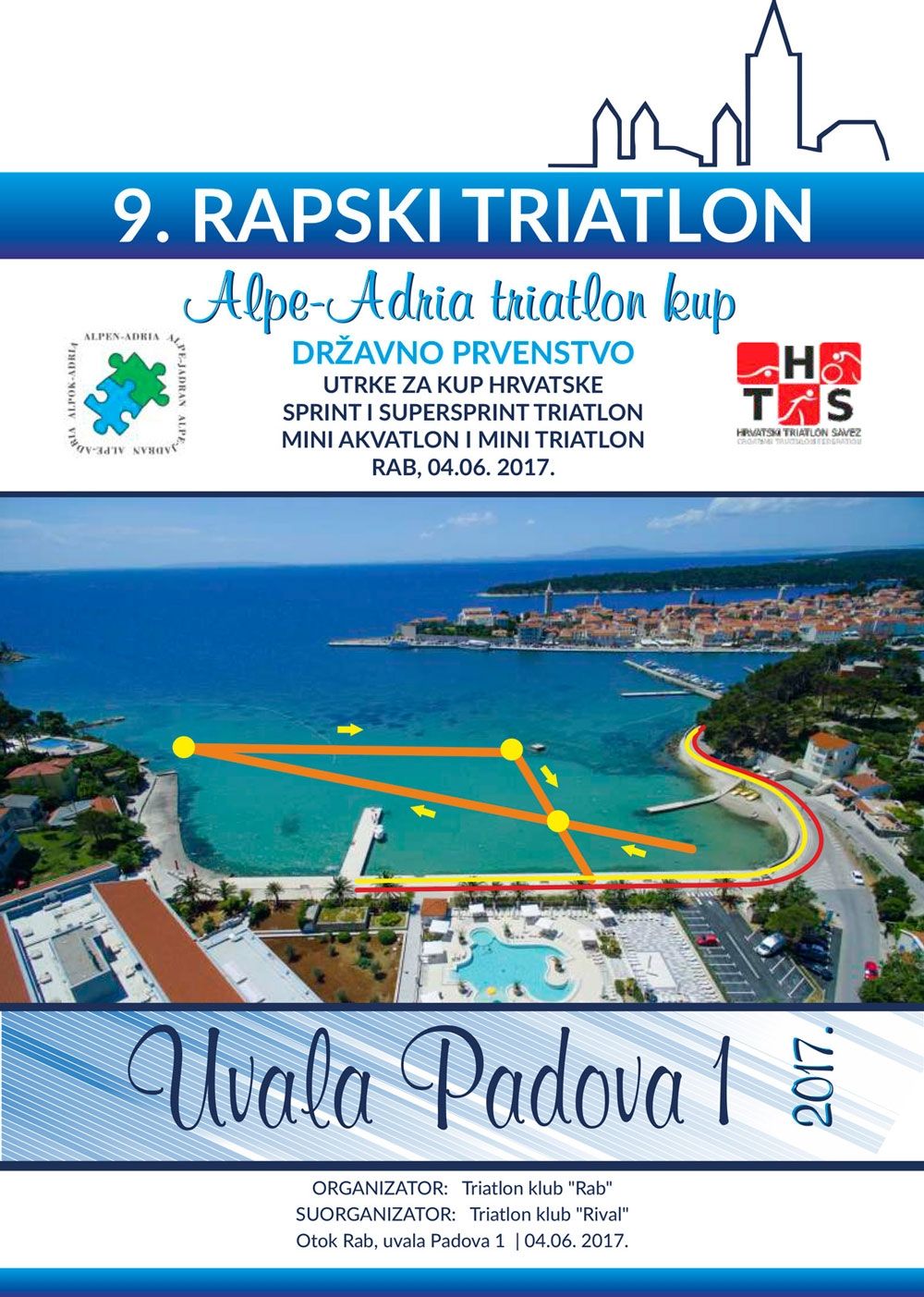 Krenule pripreme i prijave za 9. RAPSKI TRIATLON / Otok Rab, Uvala Padova 1 | 04.06.2017.