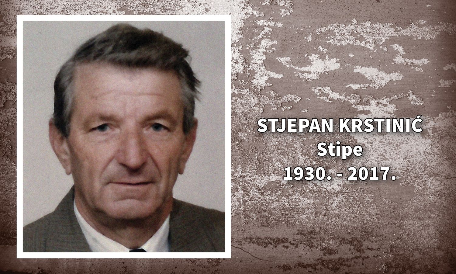 In memoriam – STIPE KRSTINIĆ (1930. – 2017.)