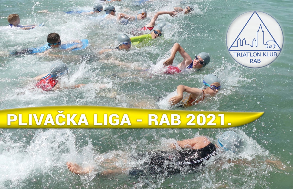 Triatlon kluba ‘Rab’ | Prvom utrkom u subotu 10. srpnja kreće Plivačka liga – Rab 2021.