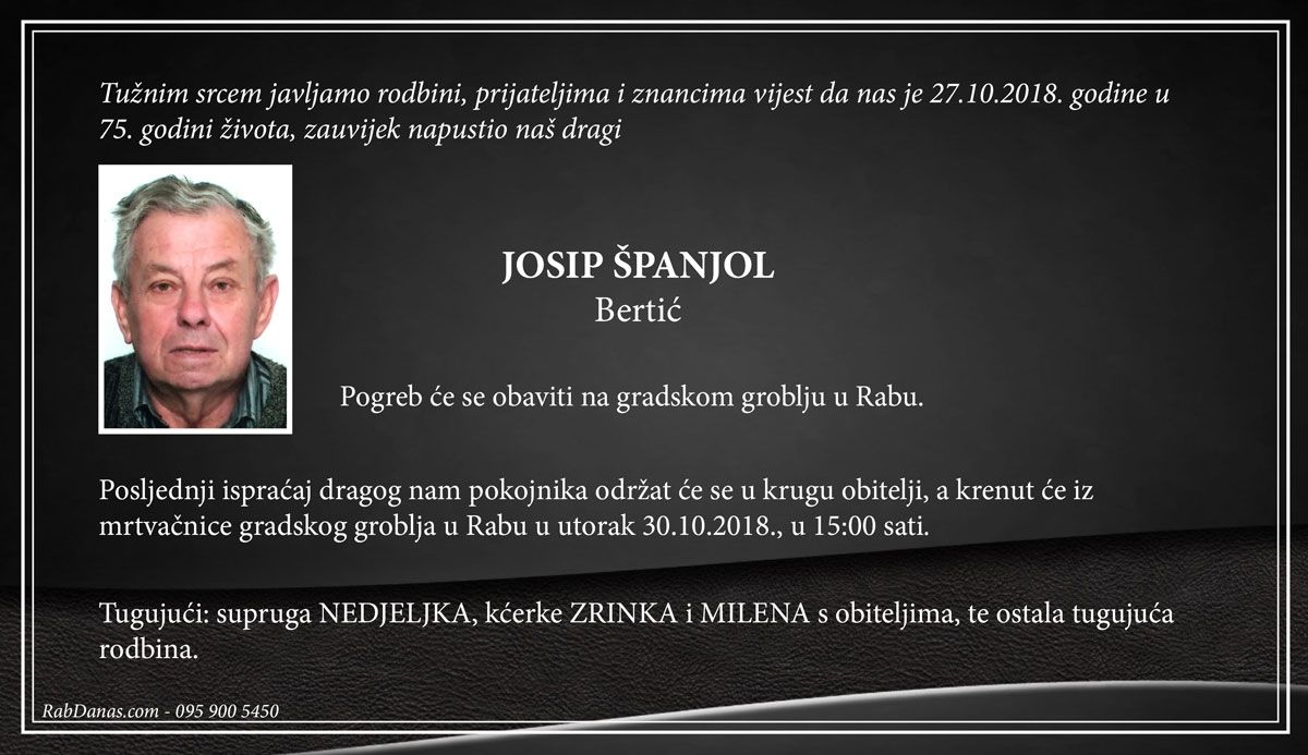 JOSIP ŠPANJOL – Bertić