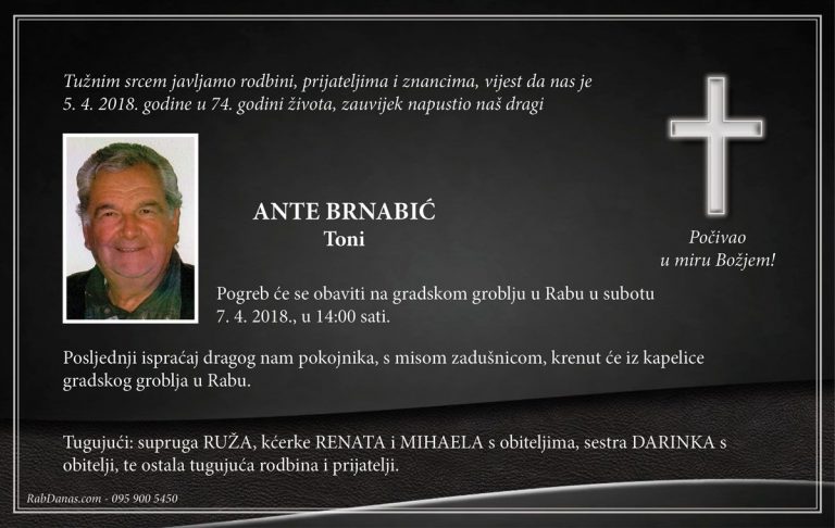 Ante Brnabić – Toni