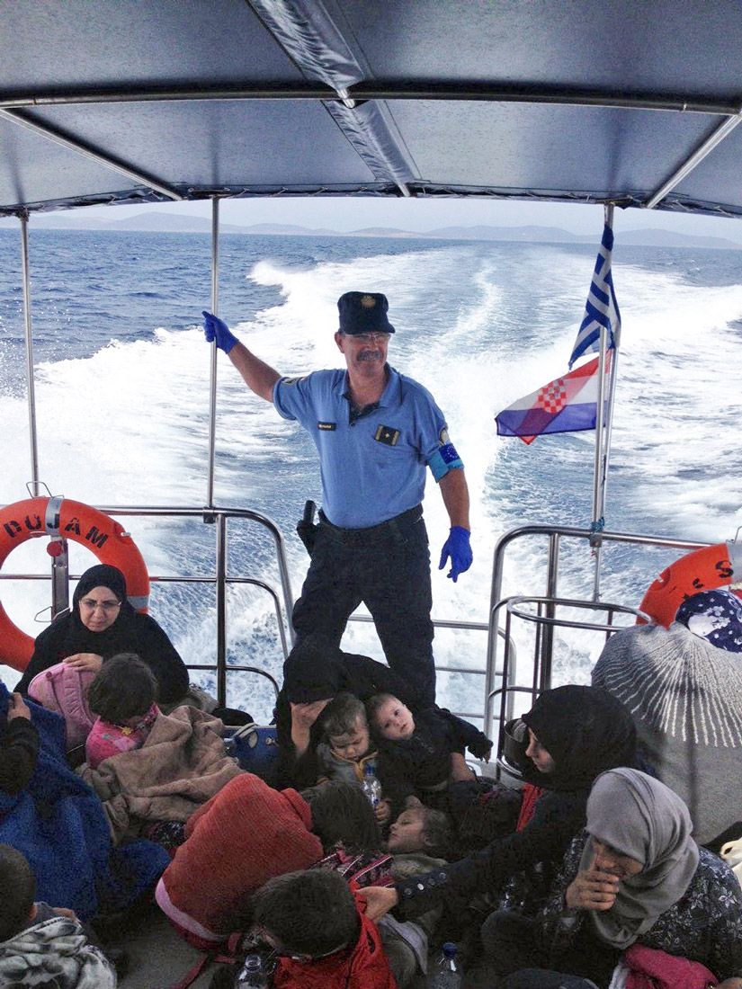 Zdravko Debelić sudionik akcija spašavanja izbjeglica i migranata u Egejskom moru