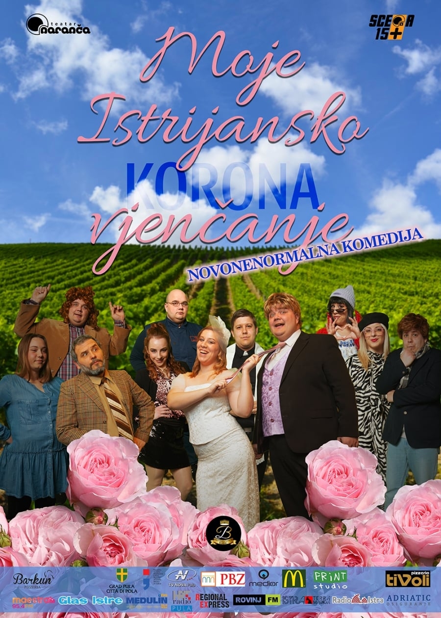Kazališna predstava „Moje istrijansko korona vjenčanje“ | (pet.) 18.3.2022. u 20h – Kino Rab