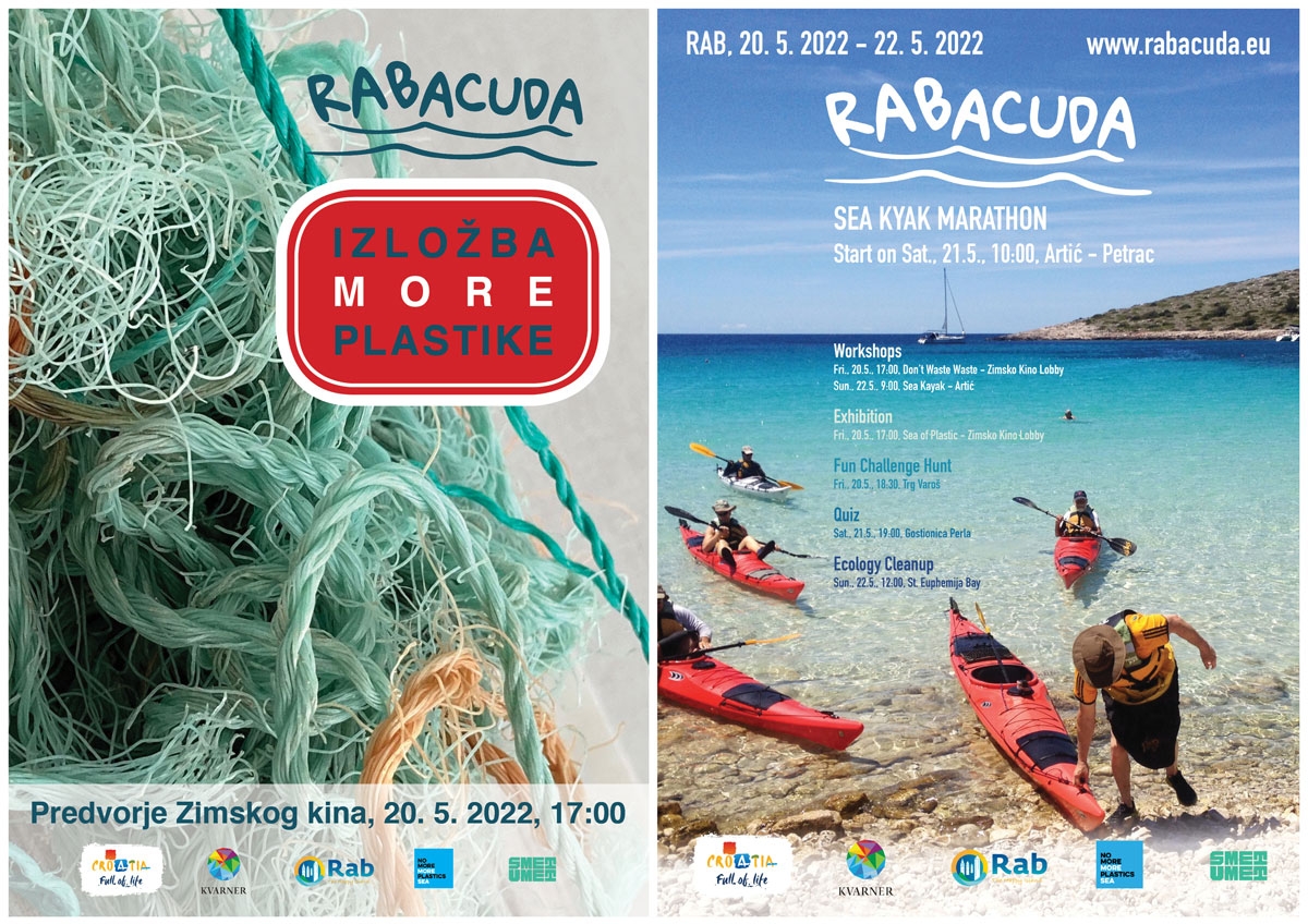 Izložba “More plastike” i radionice u sklopu manifestacije “Rabacuda Sea Kayak Maraton”.