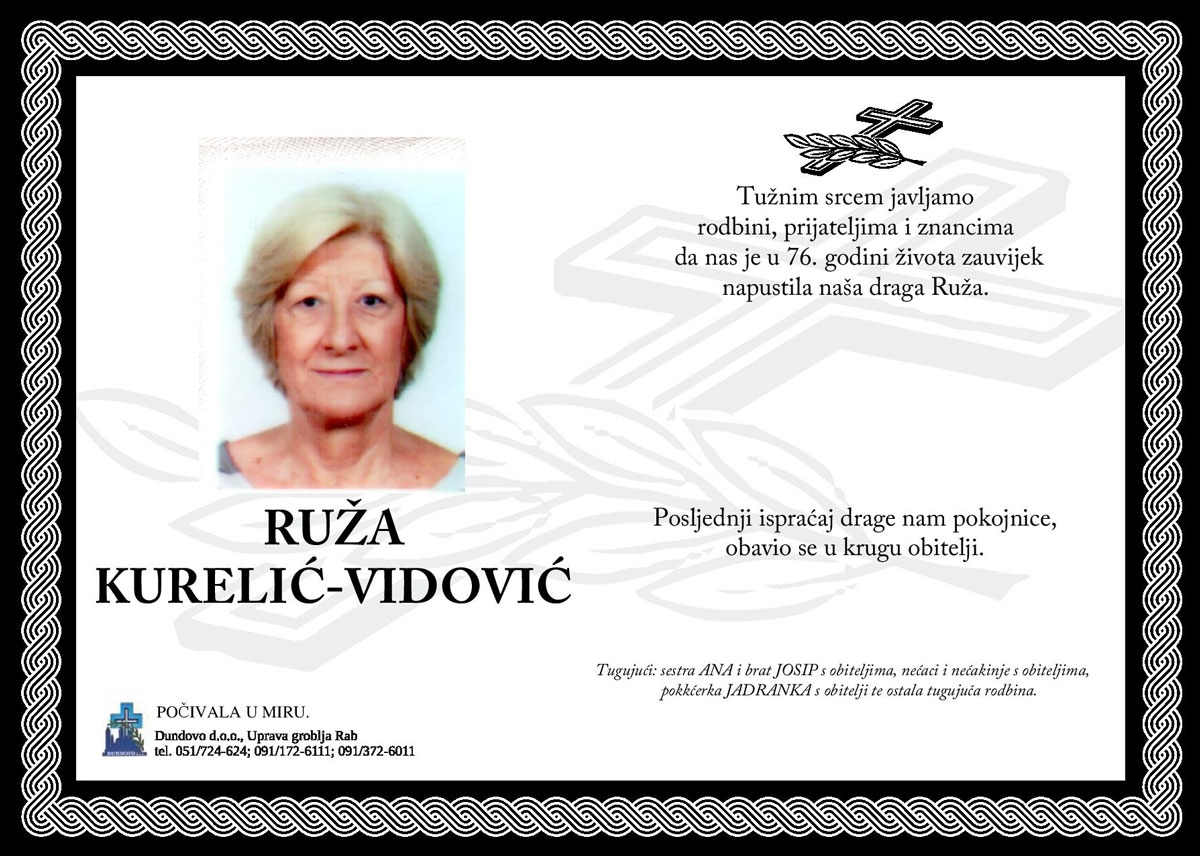 Ruža Kurelić-Vidović