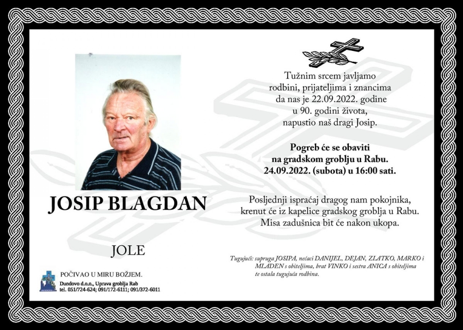 JOSIP BLAGDAN – Jole