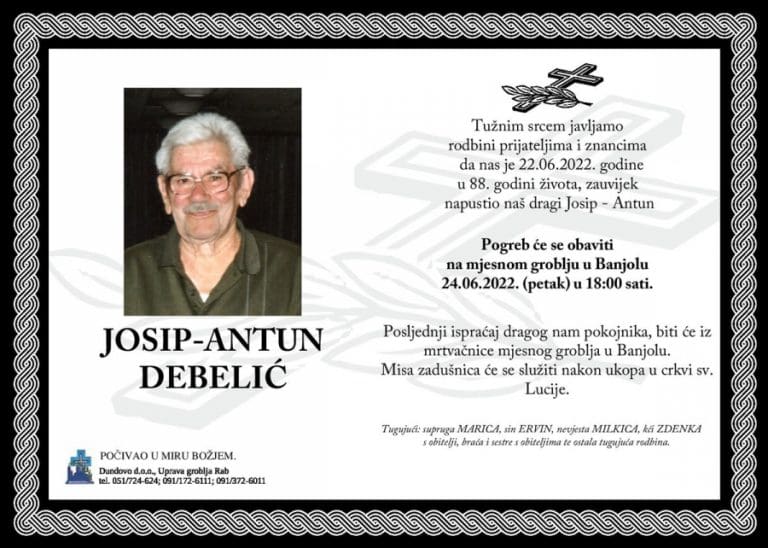 JOSIP-ANTUN DEBELIĆ