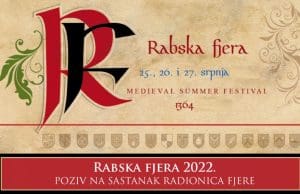 Poziv na sastanak radionica Fjere | (pon.) 6.6.2022. u 9:00h – Velika vijećnica Grada Raba