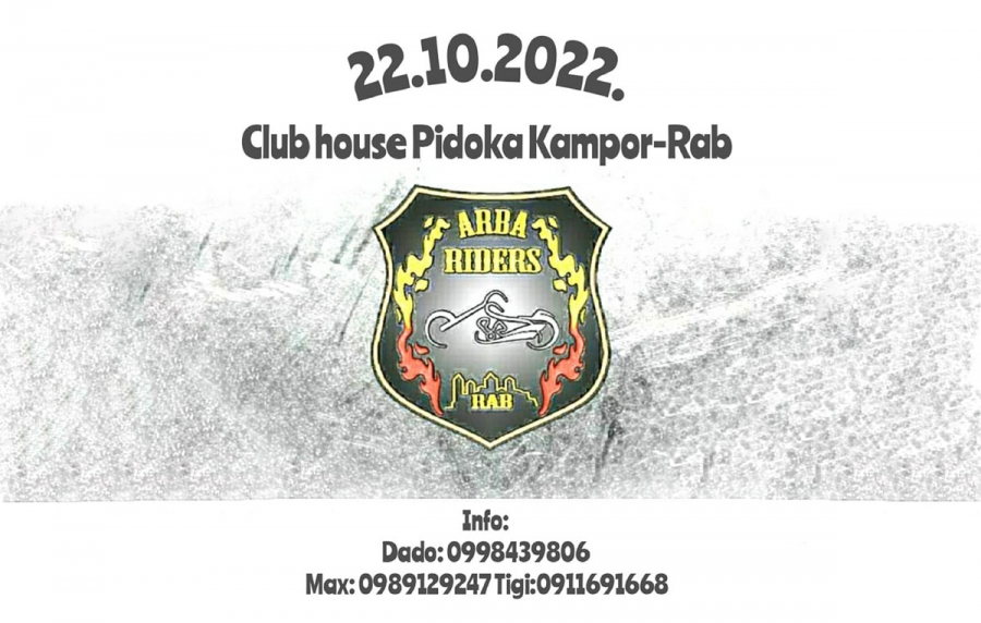 Arba Ridersi vas pozivaju u Kampor na svoj listopadski party | (sub.) 22.10.2022.