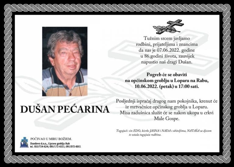 DUŠAN PEĆARINA