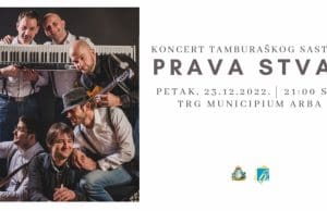 Koncert Tamburaškog sastava Prava Stvar na Trgu Municipium Arba