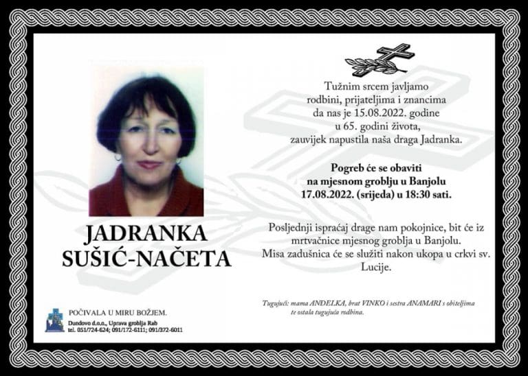 JADRANKA SUŠIĆ-NAČETA