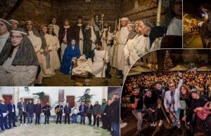 Nastup klapa Eufemija i Rab, uprizorenje živih jaslica Udruge Tunera i koncert Željka Bebeka