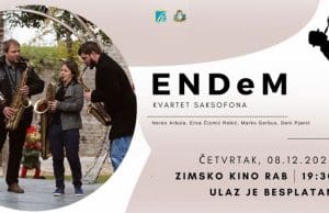 Koncert kvarteta saksofona ENDeM na Trgu sv. Kristofora | (čet.) 8.12.2022.