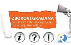 Obavijest o održavanju preostalih zborova građana