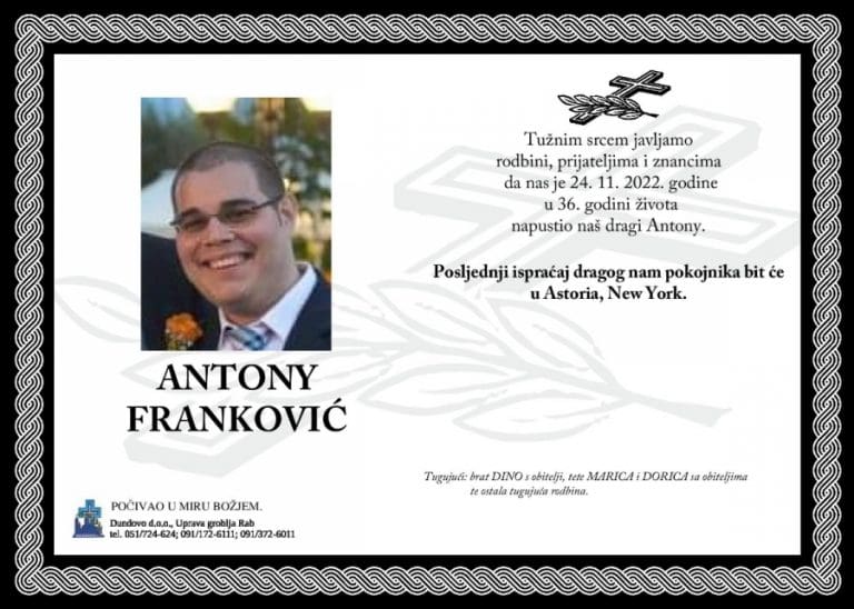 ANTONY FRANKOVIĆ