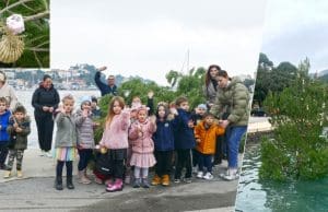 Ronioci KPA Amfora i dječica iz DV Pahuljica zajedno okitili i postavili božićno drvce u more