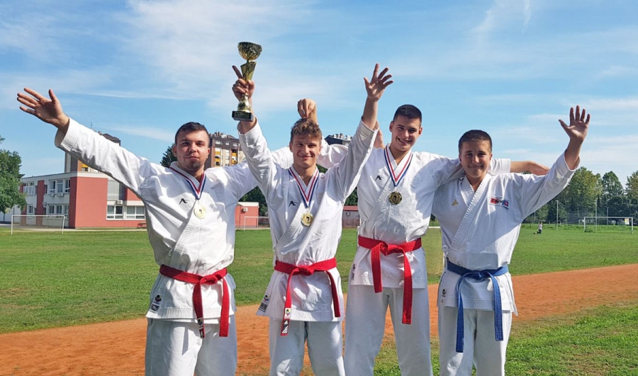 Antonio, Dorian i Damjan osvojili ekipno 1. mjesto na 26. karate turniru Međimurje Open