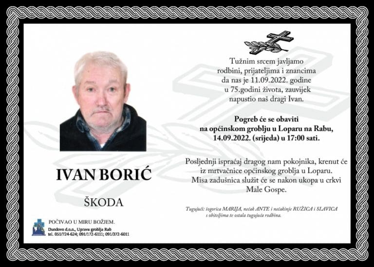 IVAN BORIĆ – Škoda