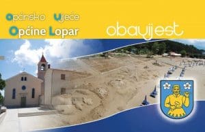 Sazvana 14. sjednica Općinskog vijeća Općine Lopar  / (uto.) 31.1.2023. u 8:30h