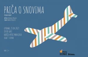 Mala Scena donosi predstavu za djecu “Priča o snovima” | (uto) 25.4.2023. u 10h – DV „Pahuljica“