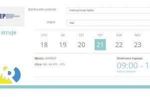 HEP ODS – Obavijest o prekidu opskrbe el. energijom na području BARBATA | (pet.) 21.4.2023.