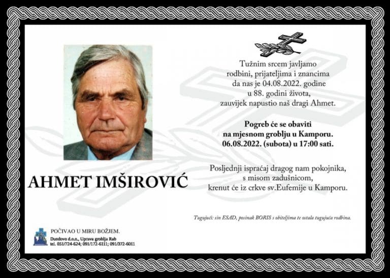 AHMET IMŠIROVIĆ