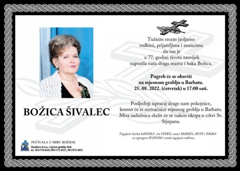 BOŽICA ŠIVALEC