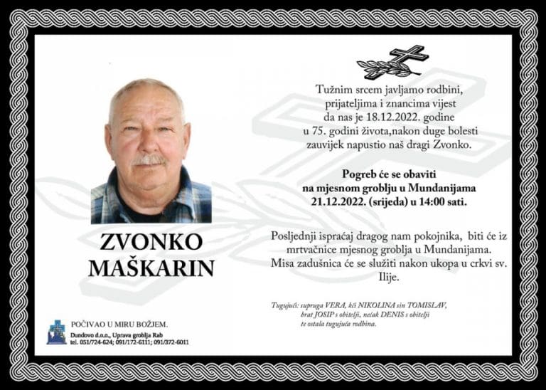 ZVONKO MAŠKARIN