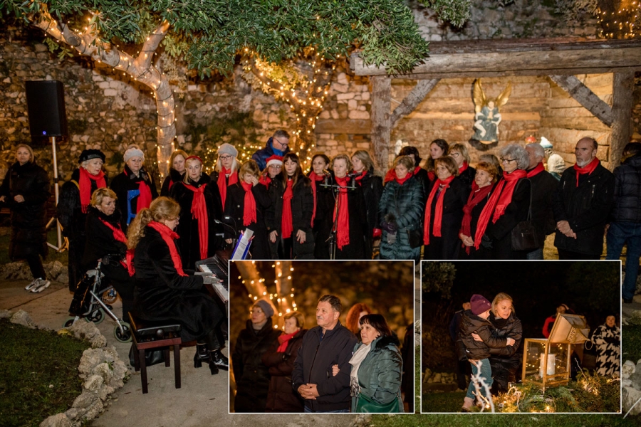 Božićni ugođaj u parku Dorka uz pjesmu Mješovitog pjevačkog zbora “Refuli”