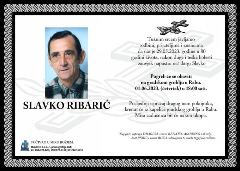 SLAVKO RIBARIĆ