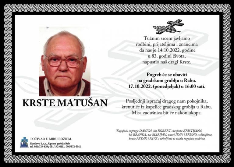 KRSTE MATUŠAN