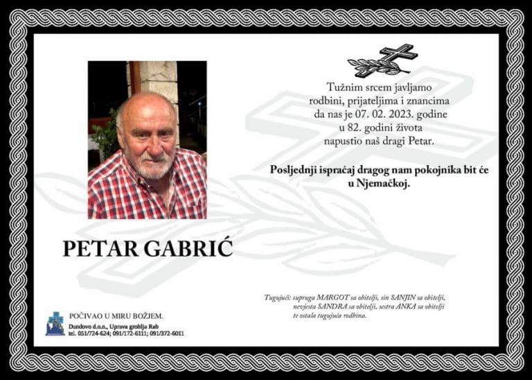 PETAR GABRIĆ