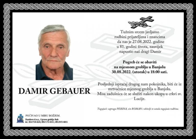 DAMIR GEBAUER